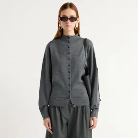 Charlee Lightweight Wool Button Cardigan Soft And Comfortable Eco Conscious Packaging