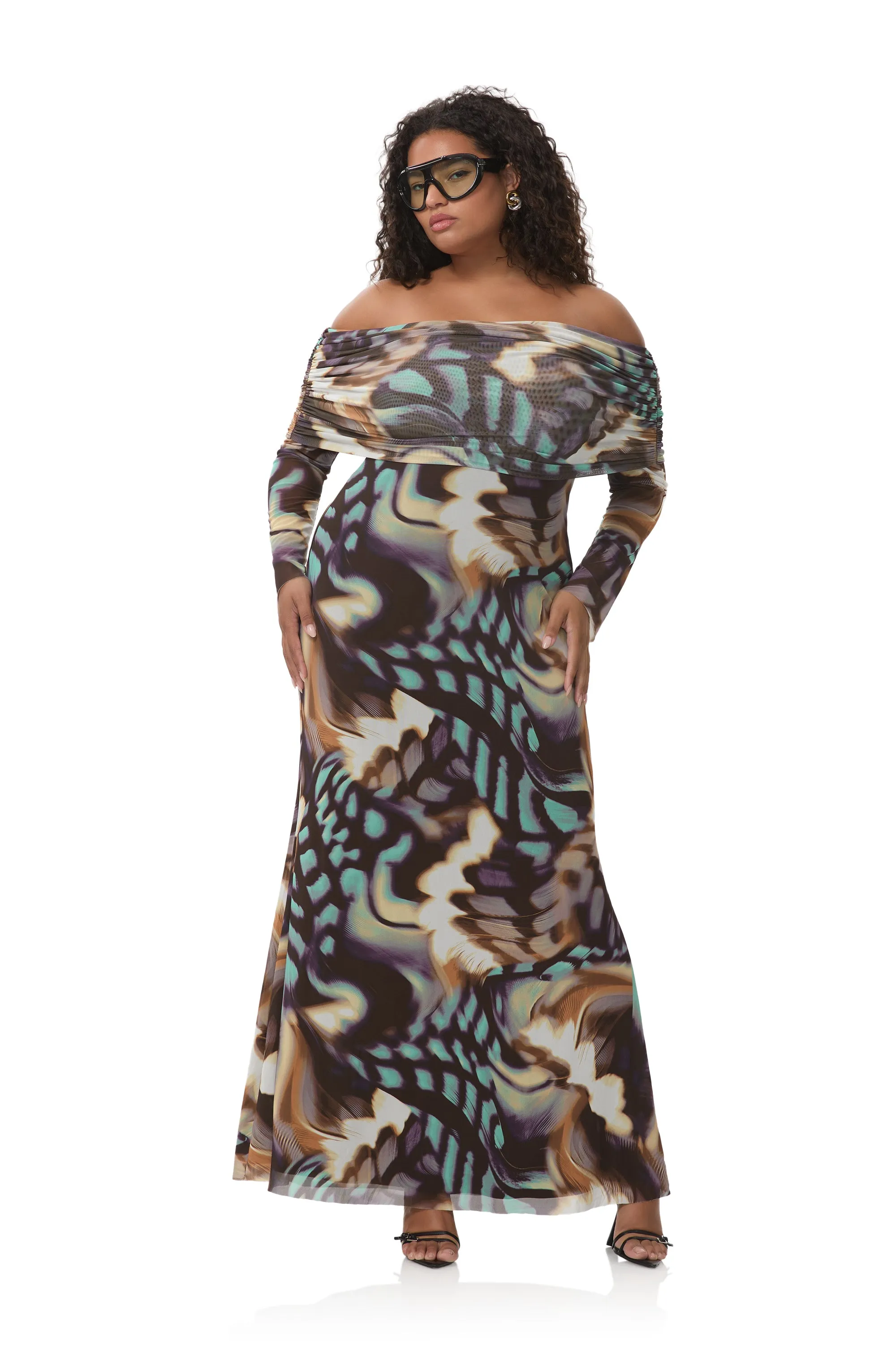 Thelma Dress - Feather Swirl Style Ease