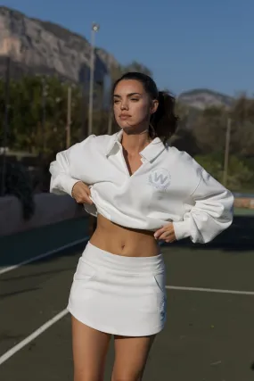 Stylish Ease Mini Sweat Skirt Figure Flattering