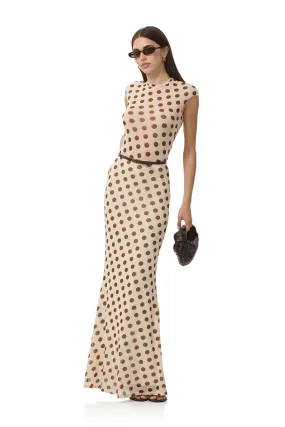 Nina Top - Gold Halo Dot TaglessCollars Wear Resistant Edge