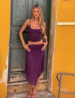 MARIANA SKIRT - PURPLE Must Have Feature
