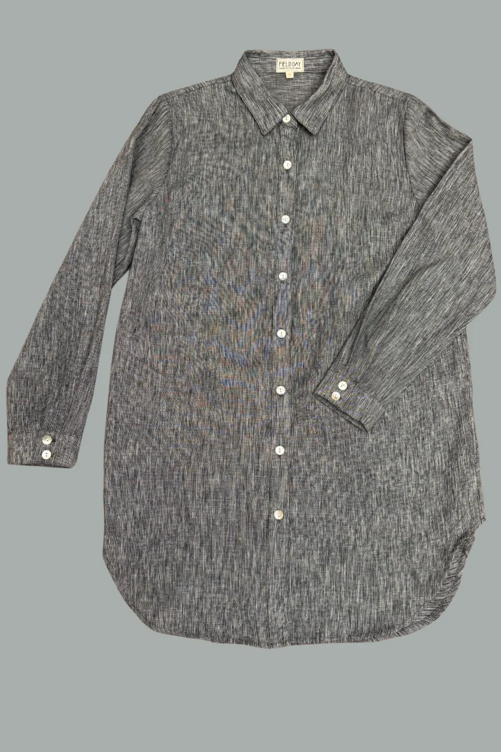 Knitwear Essential Stylish Warmth Cora Cover Up in Heatherd Stone Linen