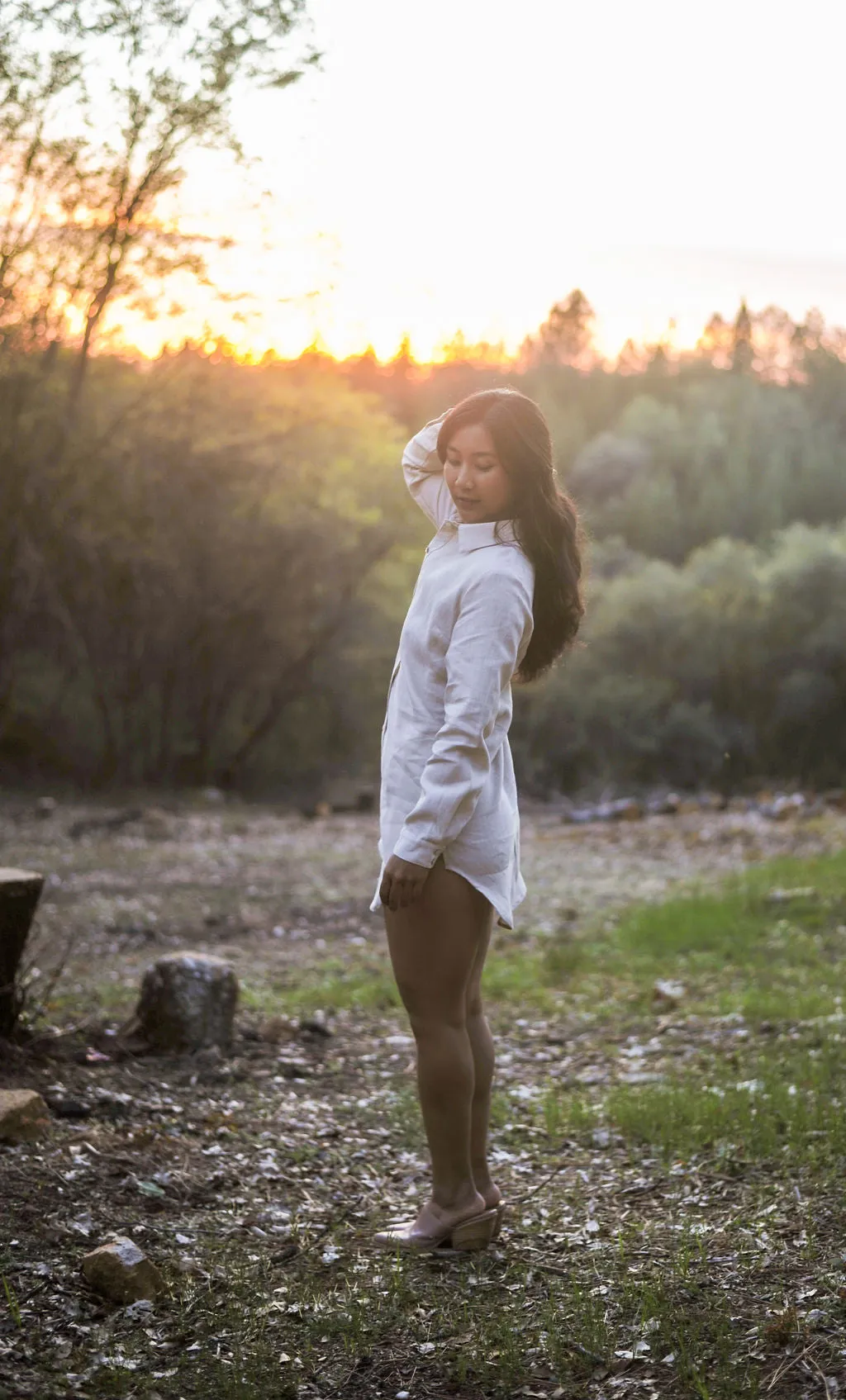 Breathable Textured Fabric Cozy Appeal Cora Cover Up in Sand Linen