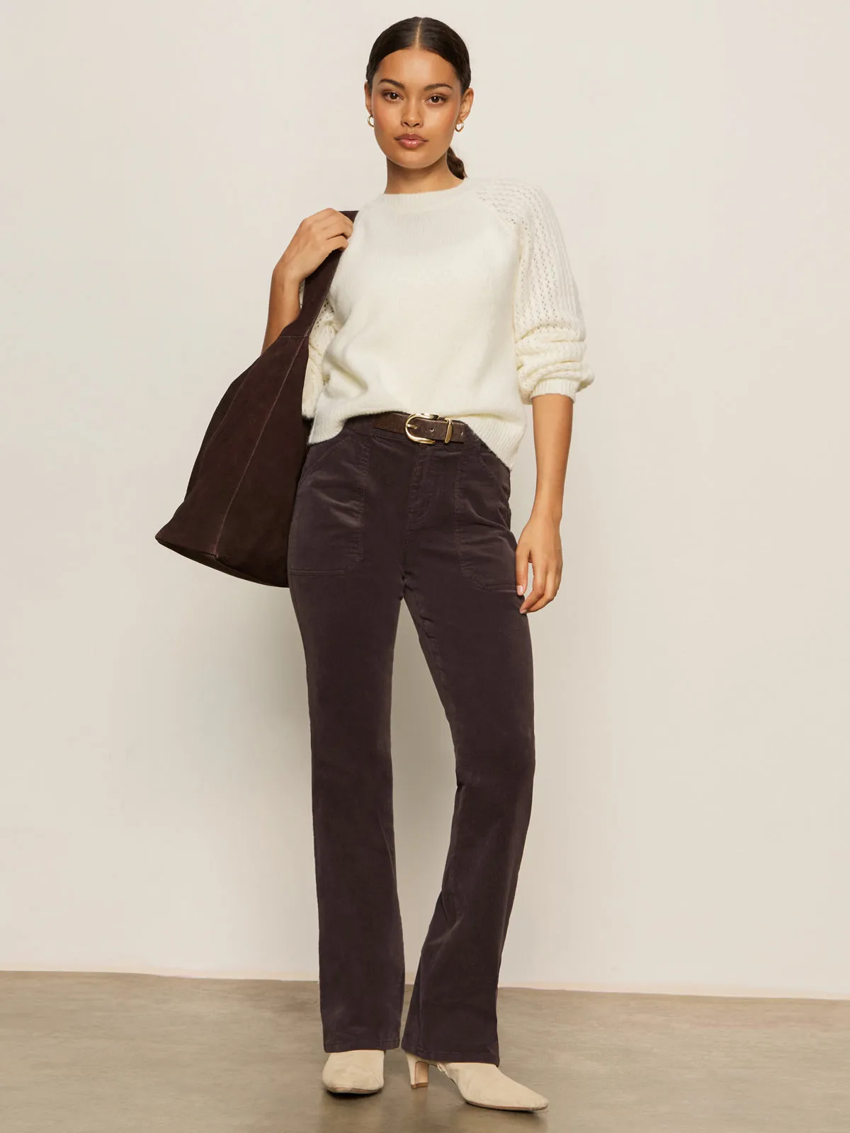 LightweightInsulation Freedom Fit Corduroy Hayden Bootcut Pant Semi Sweet Petite Sizing