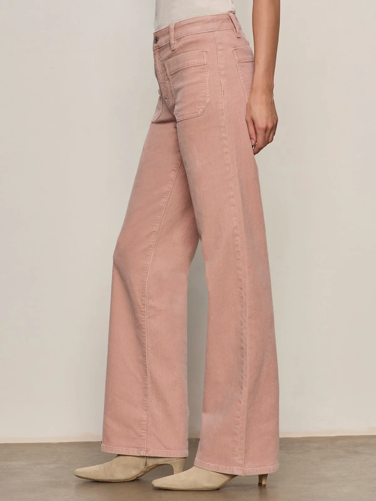 Padded hips Corduroy Marine Pant Dusty Rose