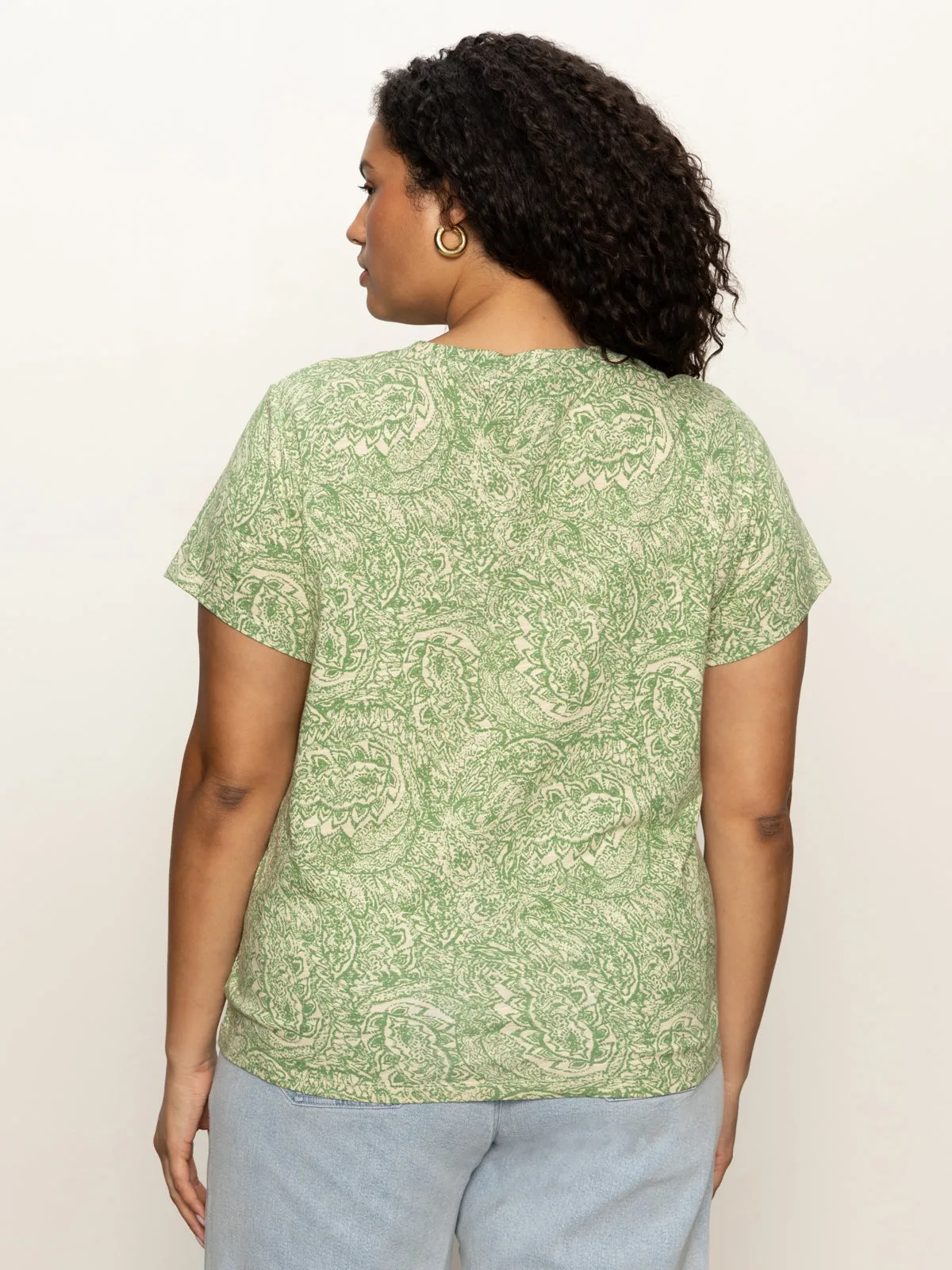 The Perfect Tee Mosaic Extended Sizing UltraLightweight