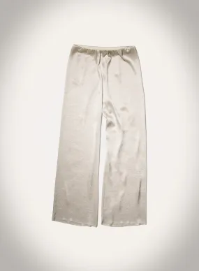 Everyday Comfort Fit Brenda - Washed Satin Pants - Ecru