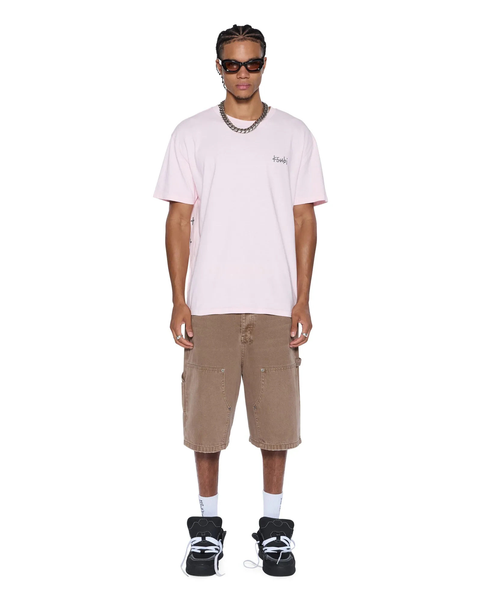 ALLDAY BIGGIE SS TEE ICE QUARTZ Comfy Design Durable Knitwear