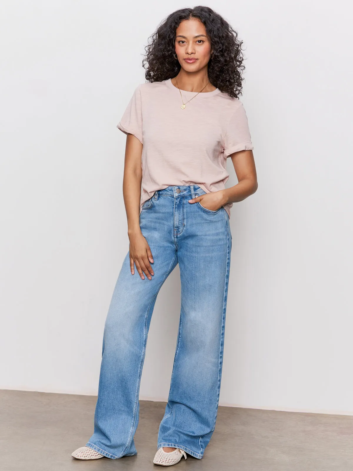 Perfect Tee Remix Vapor Rose short sleeved Classic Color