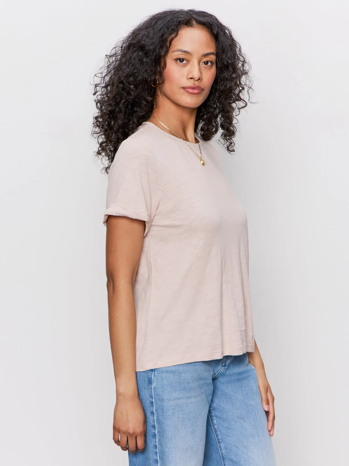 Perfect Tee Remix Vapor Rose Elastic waist Anti Snag Fabric