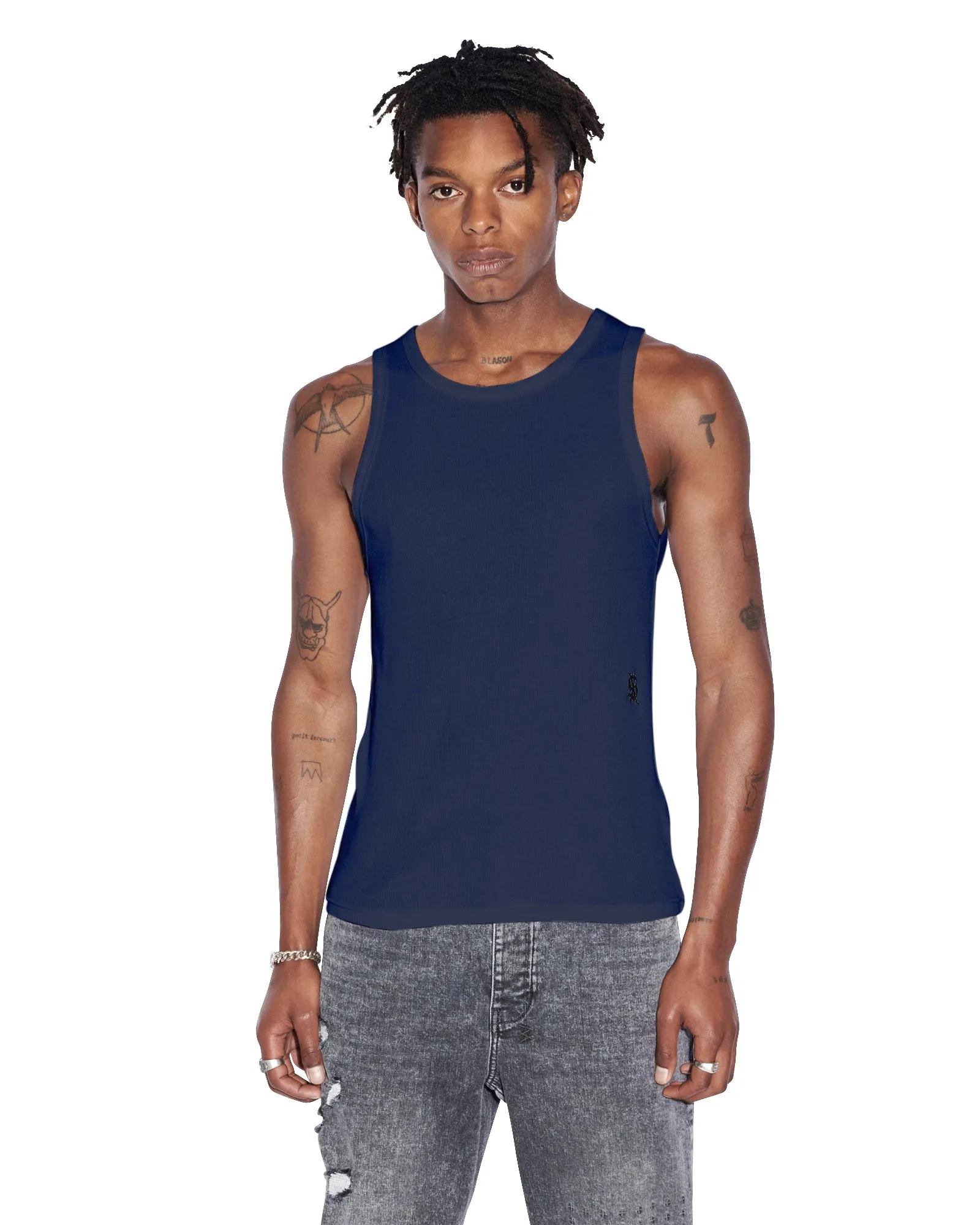 Eco-friendly DEBUT SINGLET NAVY