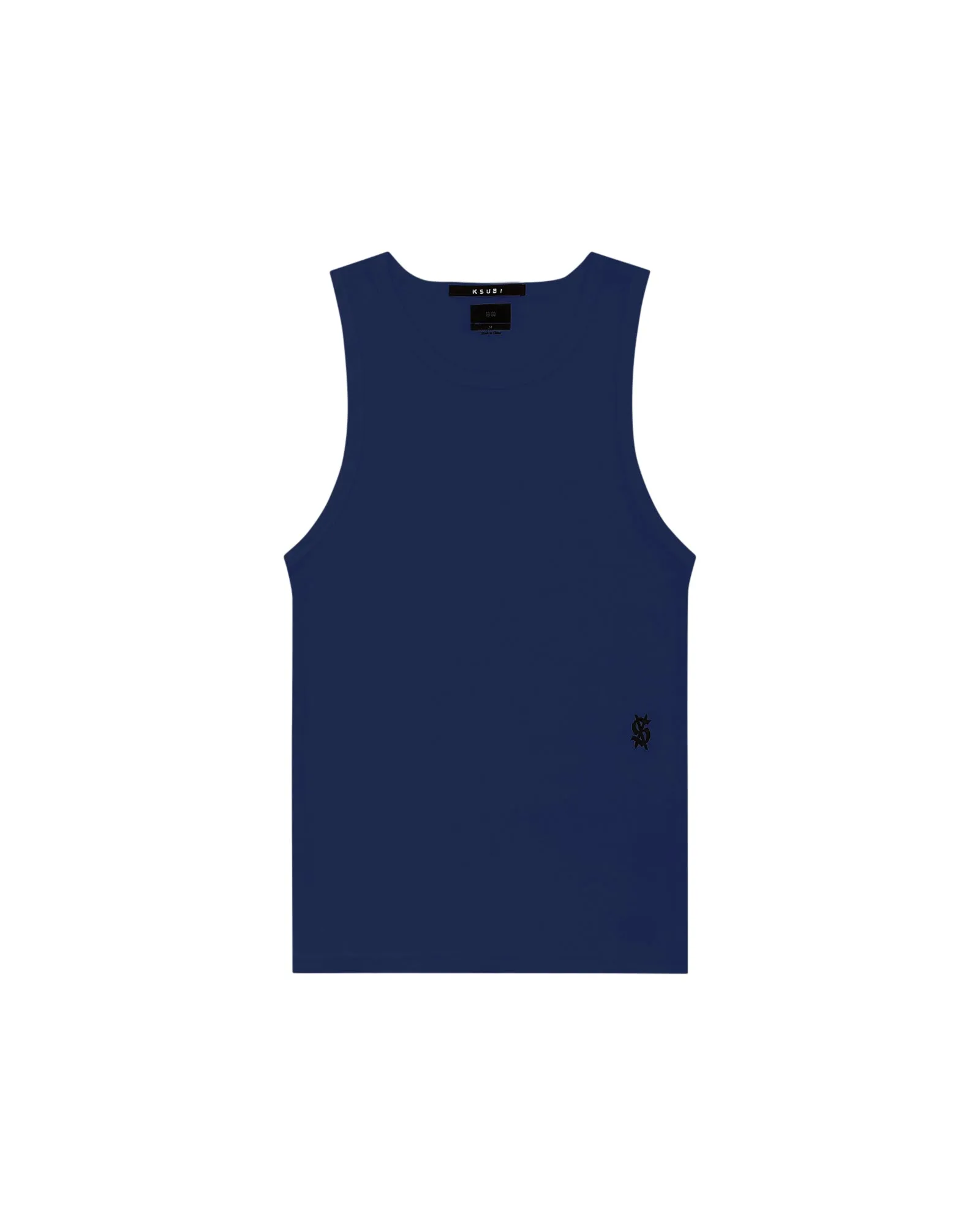 DEBUT SINGLET NAVY Silk combination Trendy