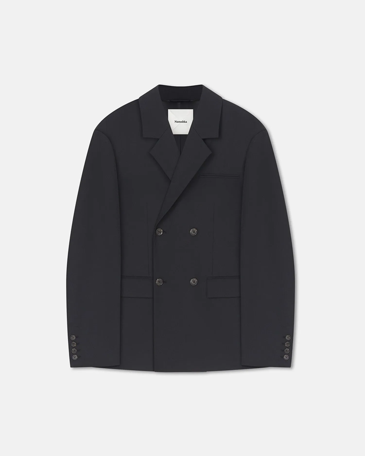 Diante - Boxy Blazer - Black detergent AbrasionDefensePanels