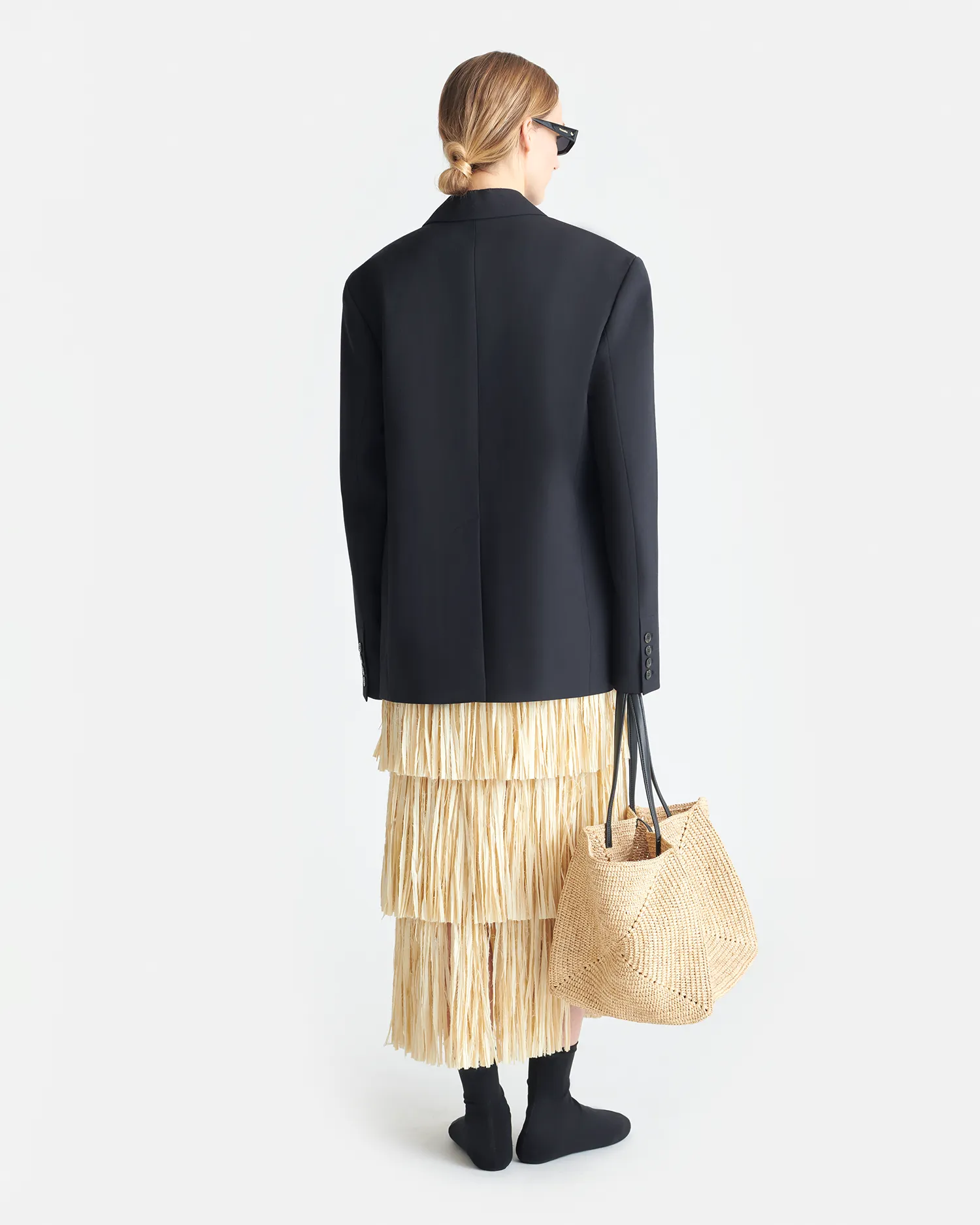 Market Diante - Boxy Blazer - Black