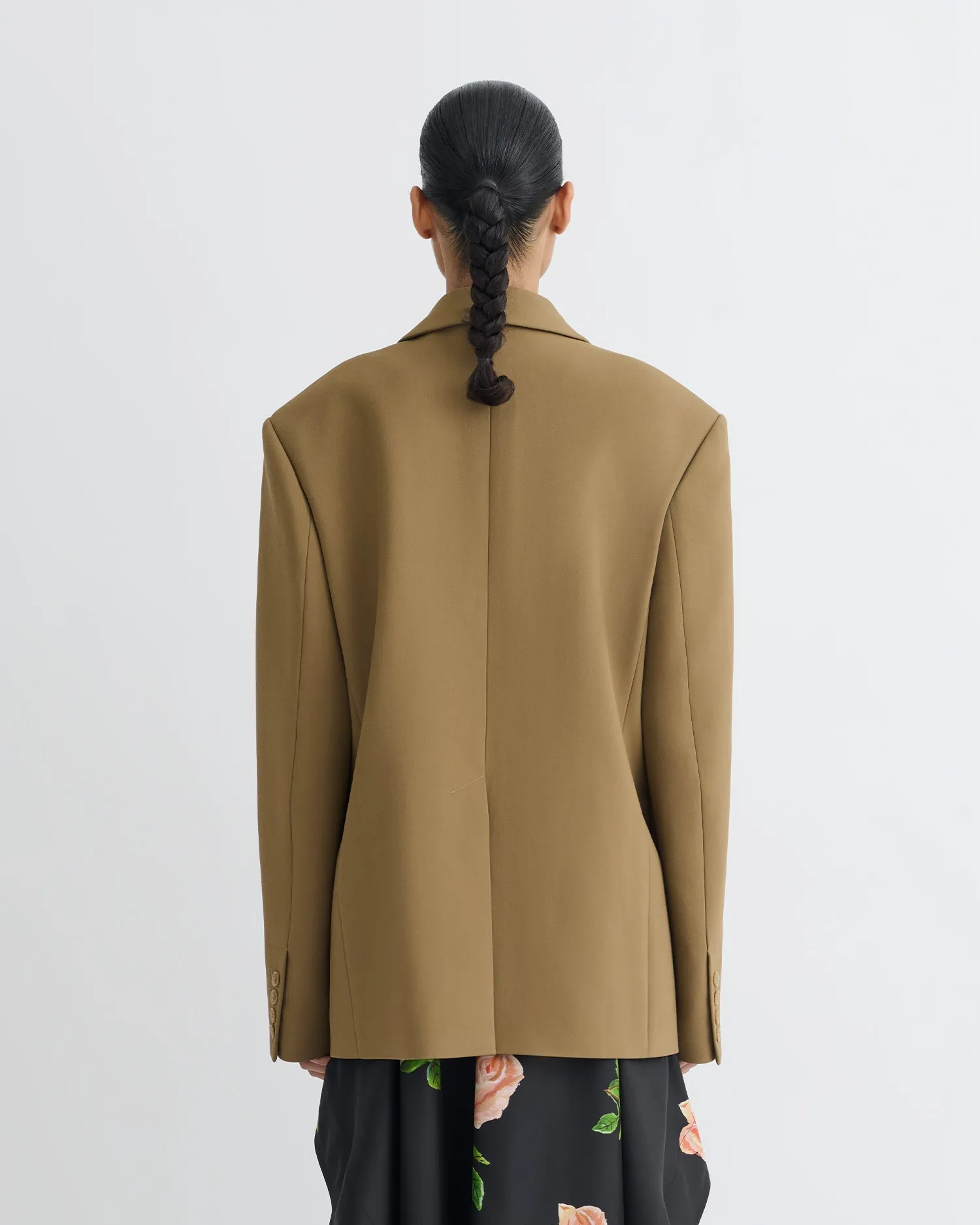 Diante - Boxy Blazer - Brown MultiPocket Configuration Discount