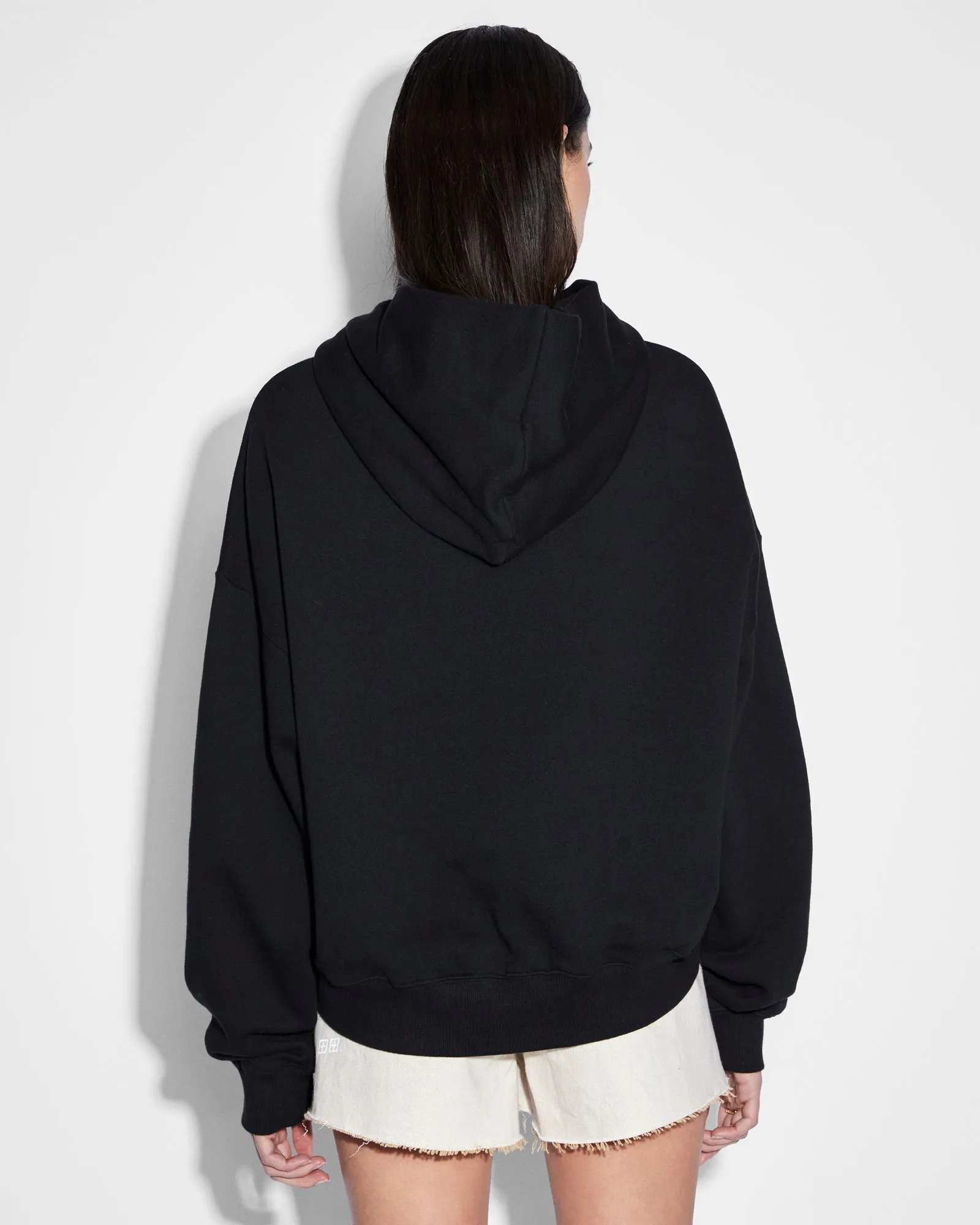 DIE HARD SLOUCH HOODIE BLACK Ultimate Knitwear