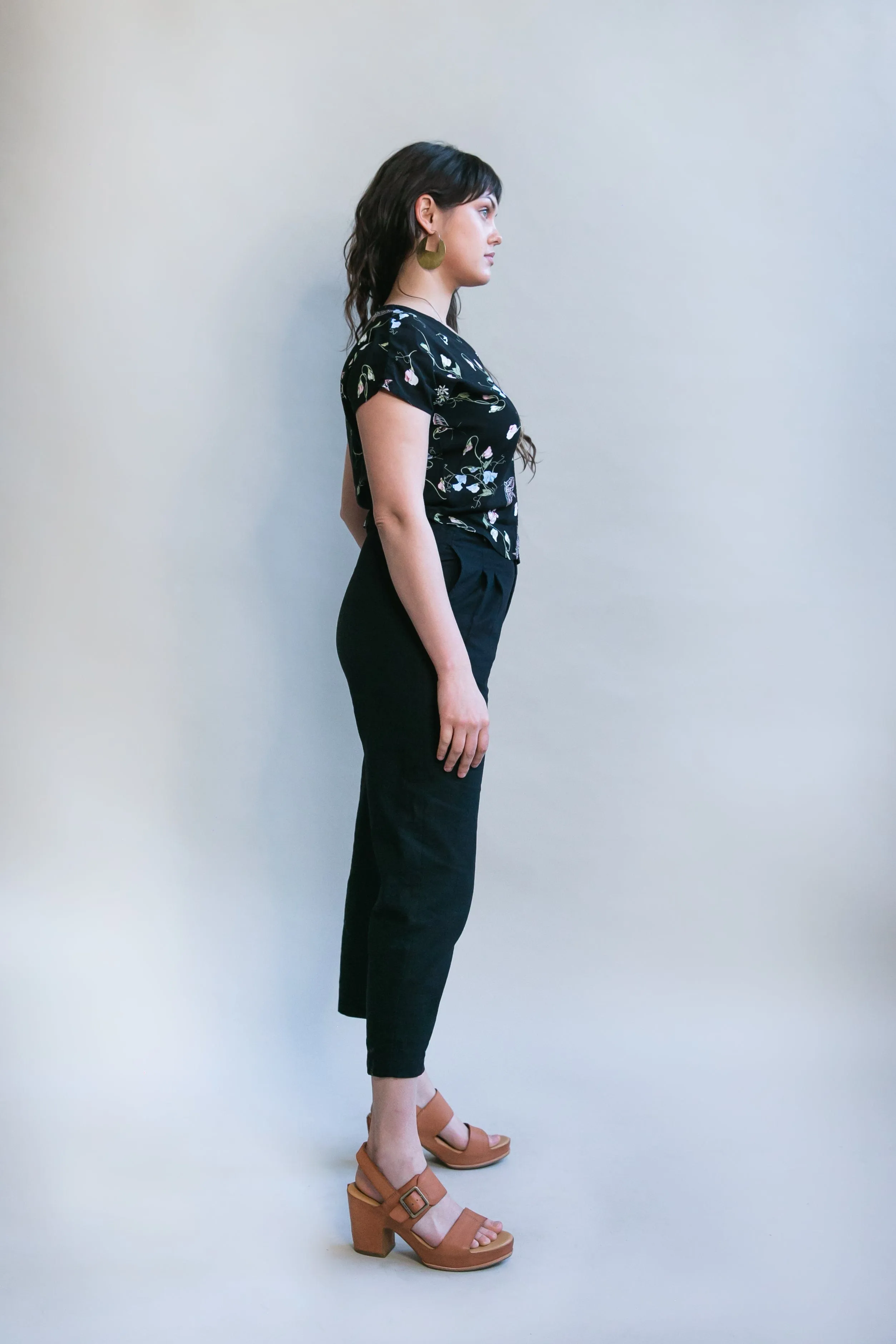 Relaxed Layers Soft and Elegant Dolman Top in Sweet Pea