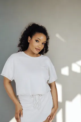 Picnic At The Park Boxy Tee - FINAL SALE Stretchable Blend OrganicCottonBlend