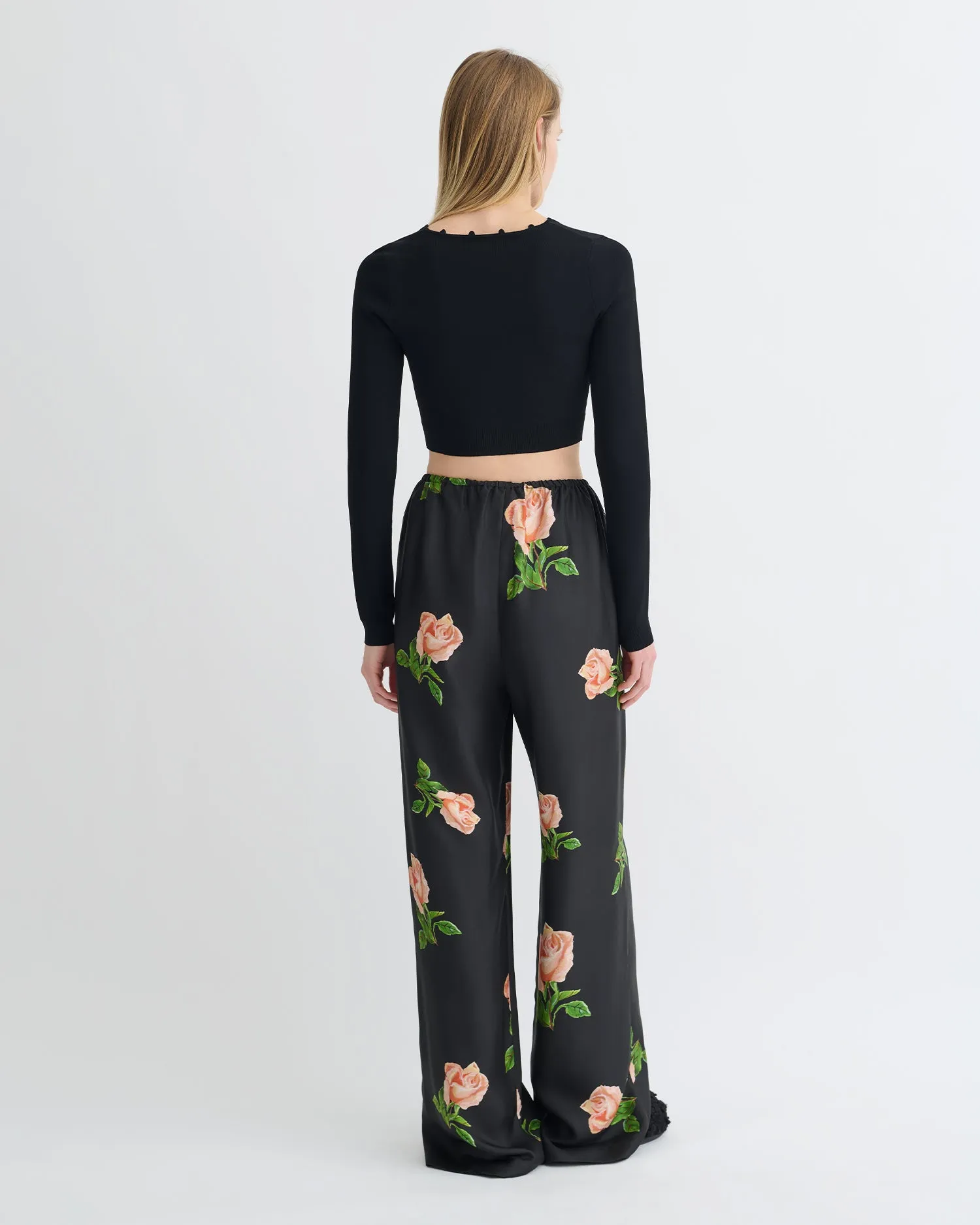 Workout Apparel Dovie - Cropped Cardigan - Black