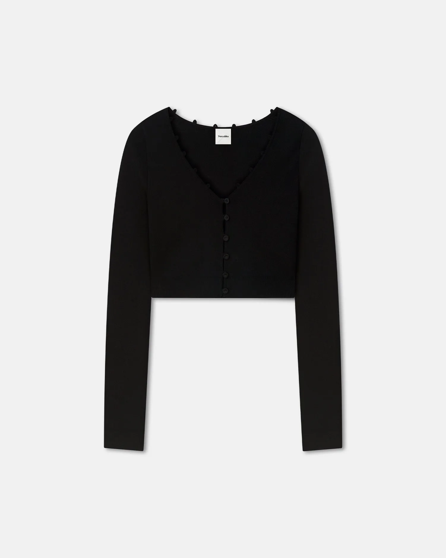 Quick Dry Tech Dovie - Cropped Cardigan - Black