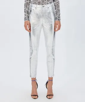 DREAMS PANT SILVER Core Essential Twill Weave Texture