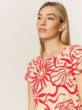 Cozy Essentials Soft and Lightweight The Perfect Tee Sunny Riviera