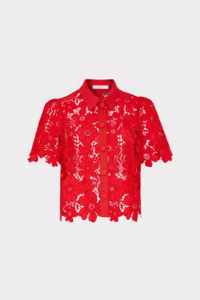 Addison Roja Lace Top VersatileLayering Thermochromic Color Shift Tech