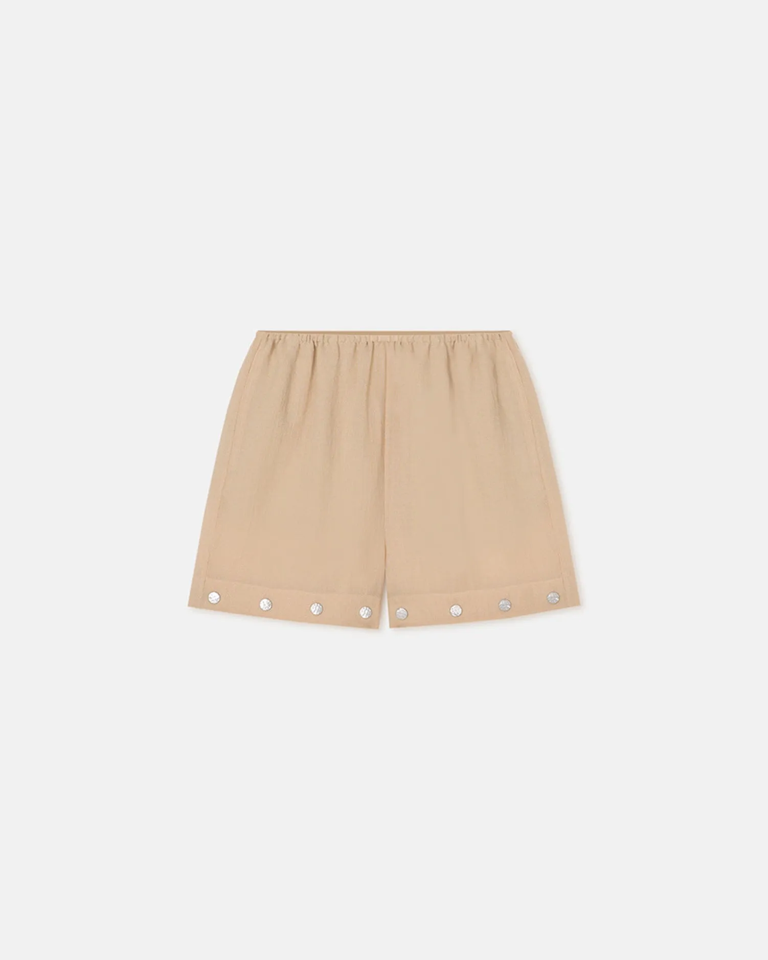 Dylla - Studded Gauze Shorts - Wax Tailored Silhouette