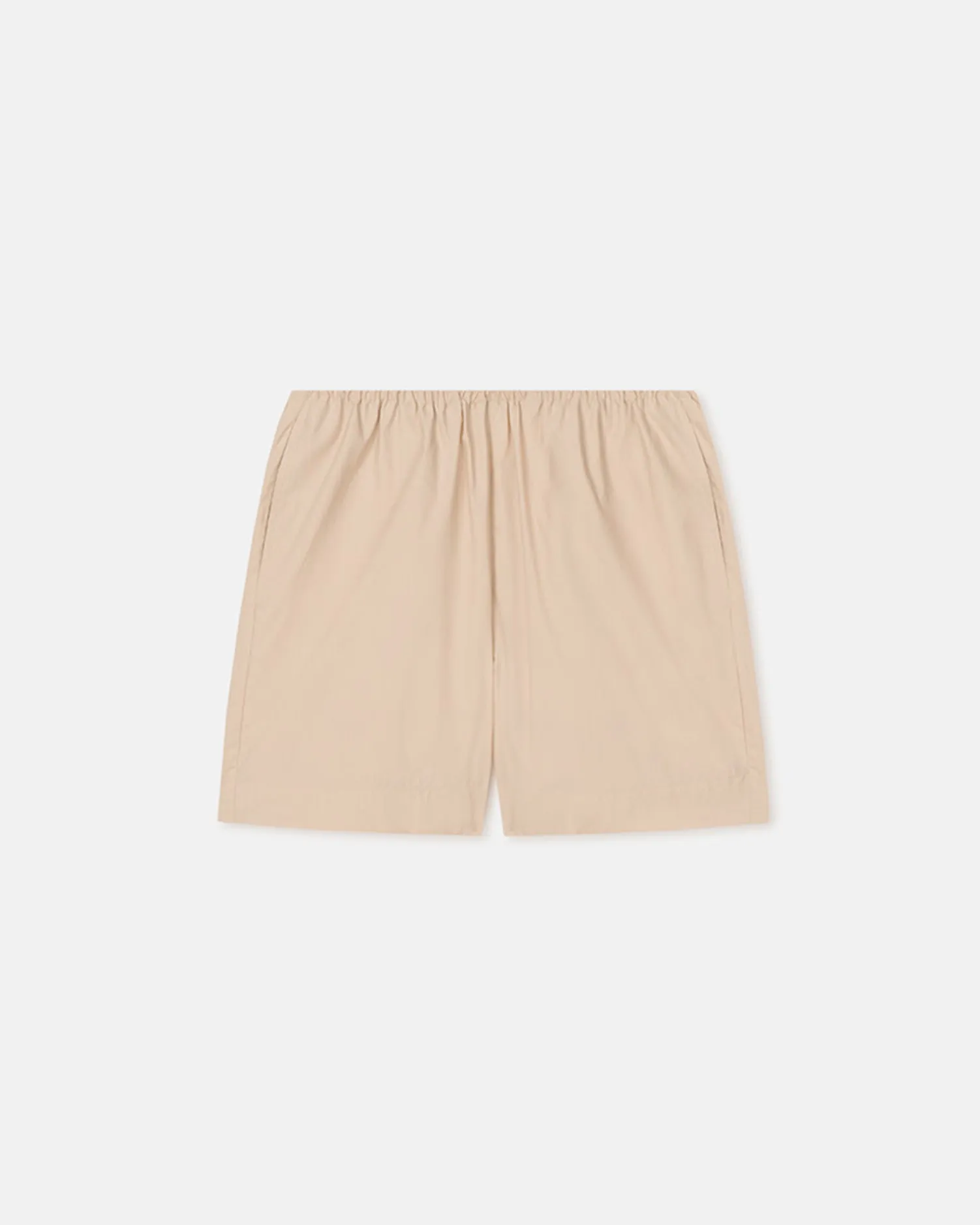Dylla - Tailored Light Poplin Shorts - Beige Daywear