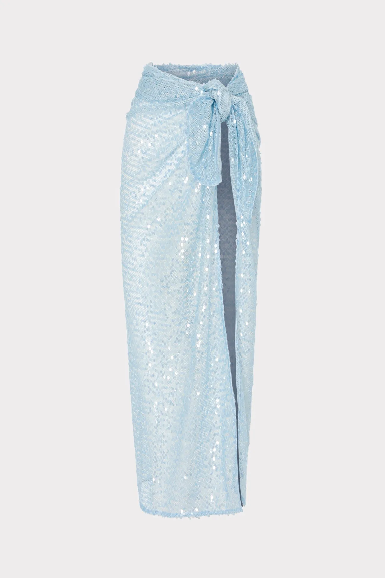 Sequin Mesh Sarong Ultra Flat Lock Stitching