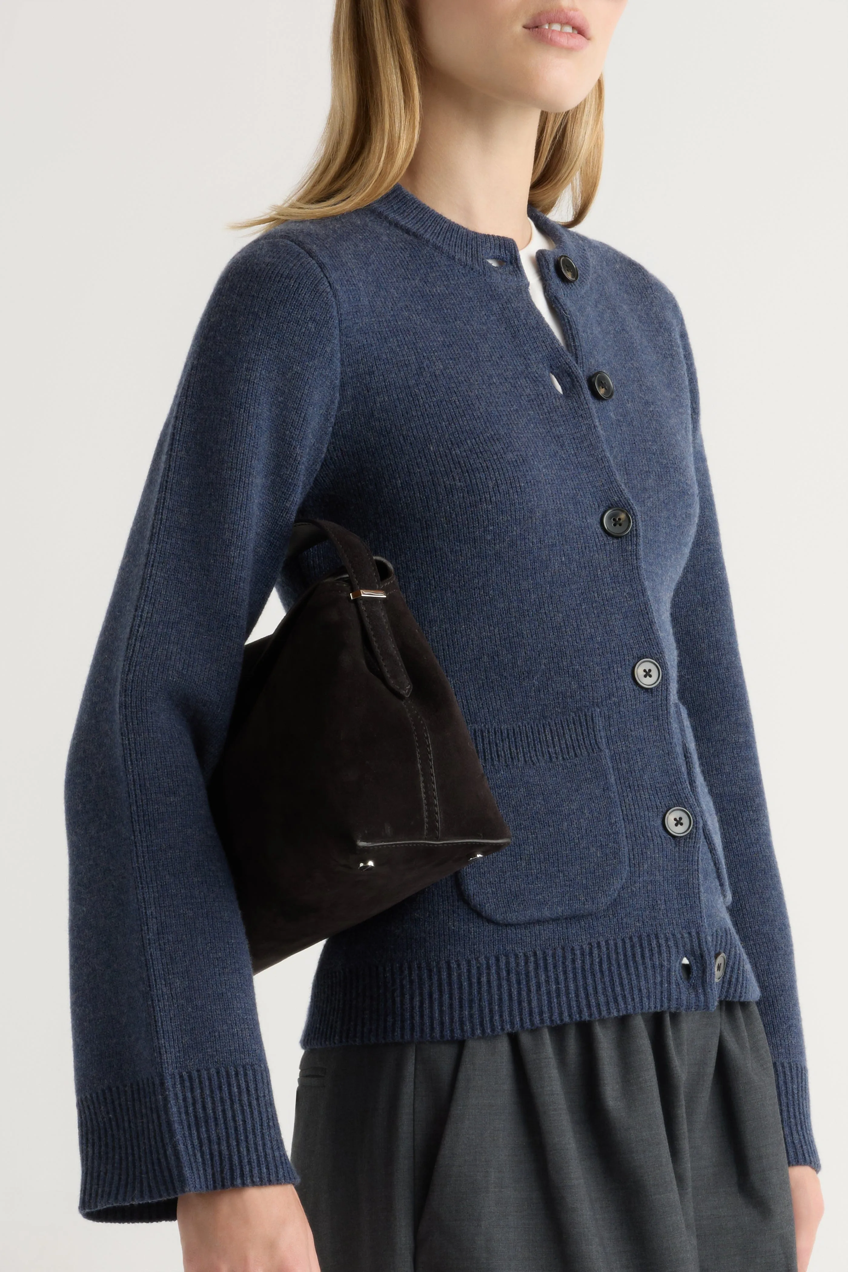 Eames Organic Cotton-Wool Cardigan All-day Comfort