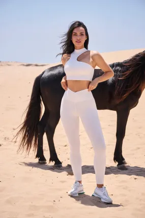 V-waist Yoga Legging Postpartum Fit Summer Wear Performance Fabric