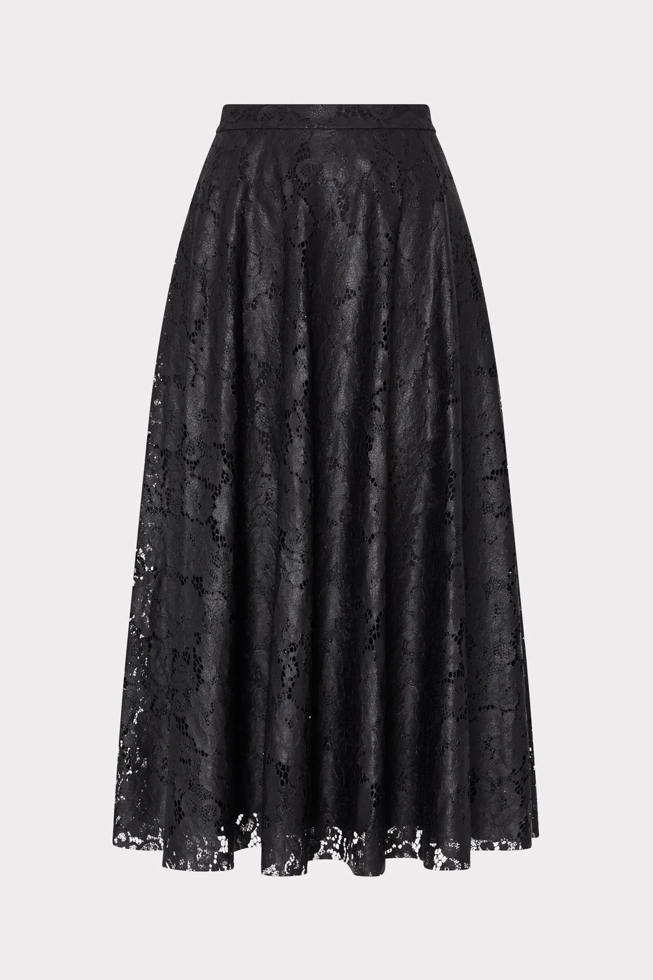 Otha Textured Lace Midi Skirt BondedHemline