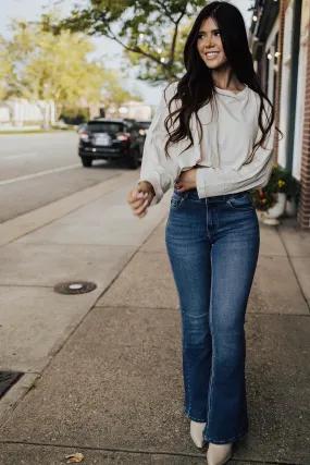 Vintage Pullover Zane Crop Top - FINAL SALE