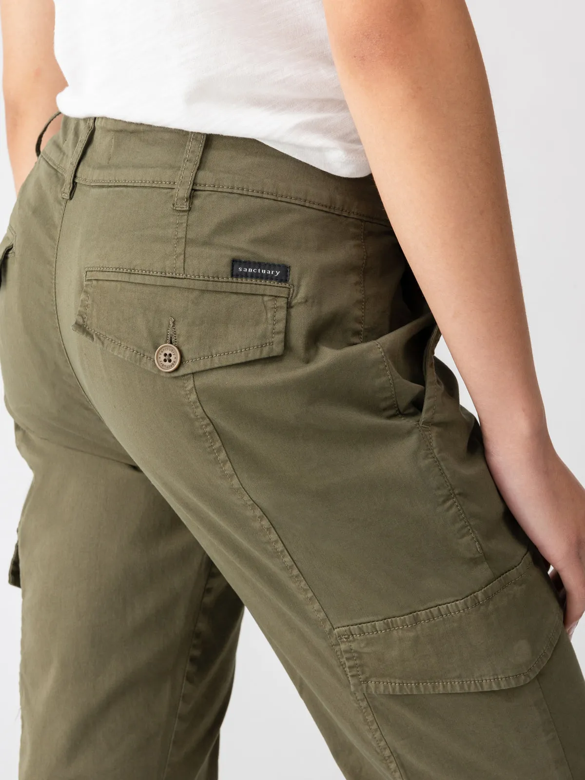 Flexible Material Non Clip Rebel Standard Rise Pant Hiker Green