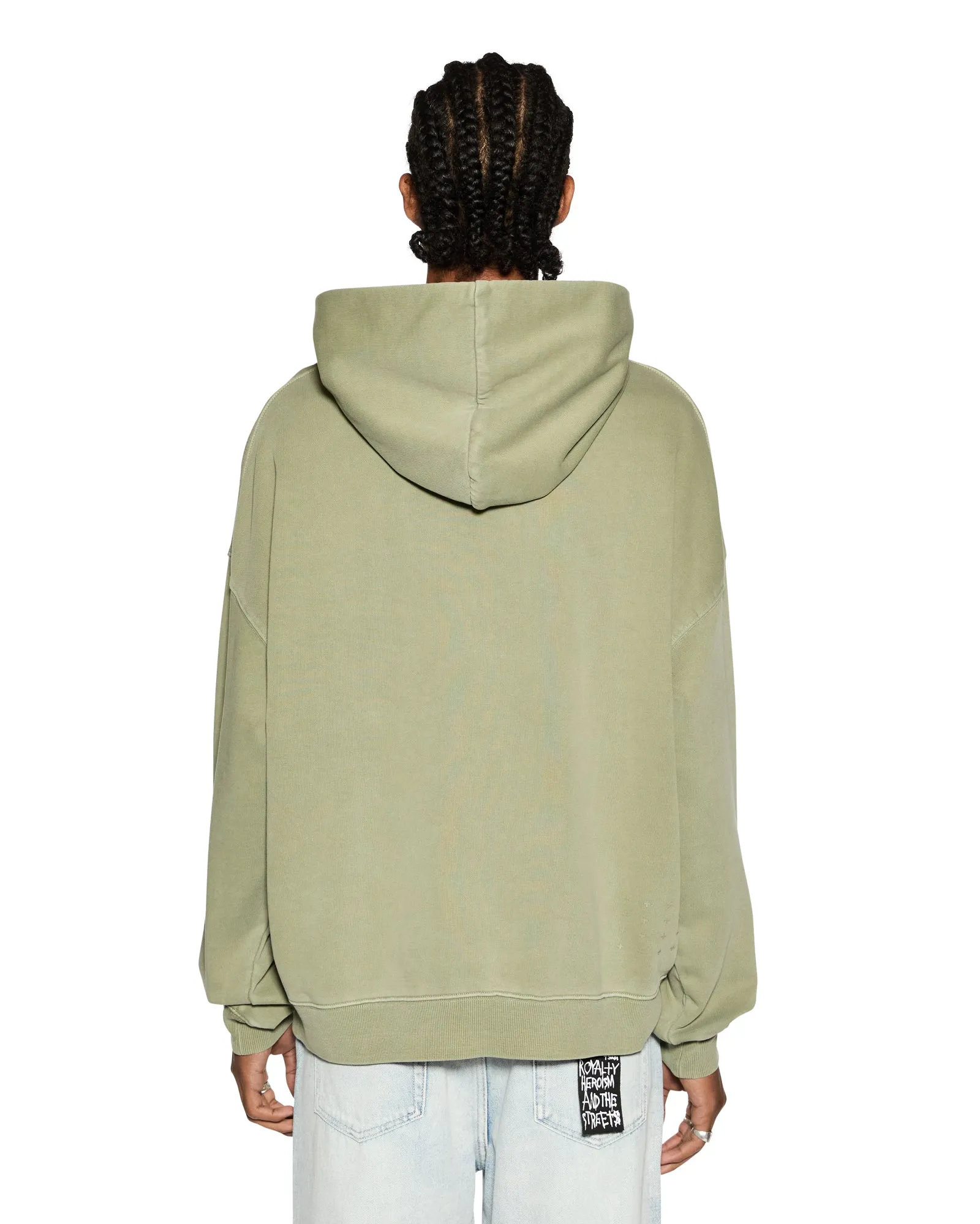 BlendMaterials Antibacterial SOTT EKCESS HOODIE MOSS