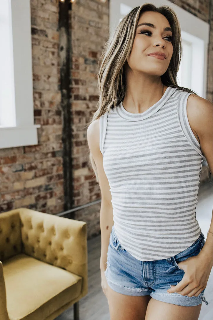 Heatwave Striped Tank - FINAL SALE Minimalist Stitching UPFProtection