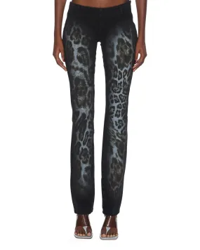Parent Style Trend Setter MOWALOLA JEAN BLACK CHEETAH