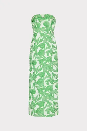 Tulip Jacquard Strapless Dress Upgrade-Option Formal Outfit