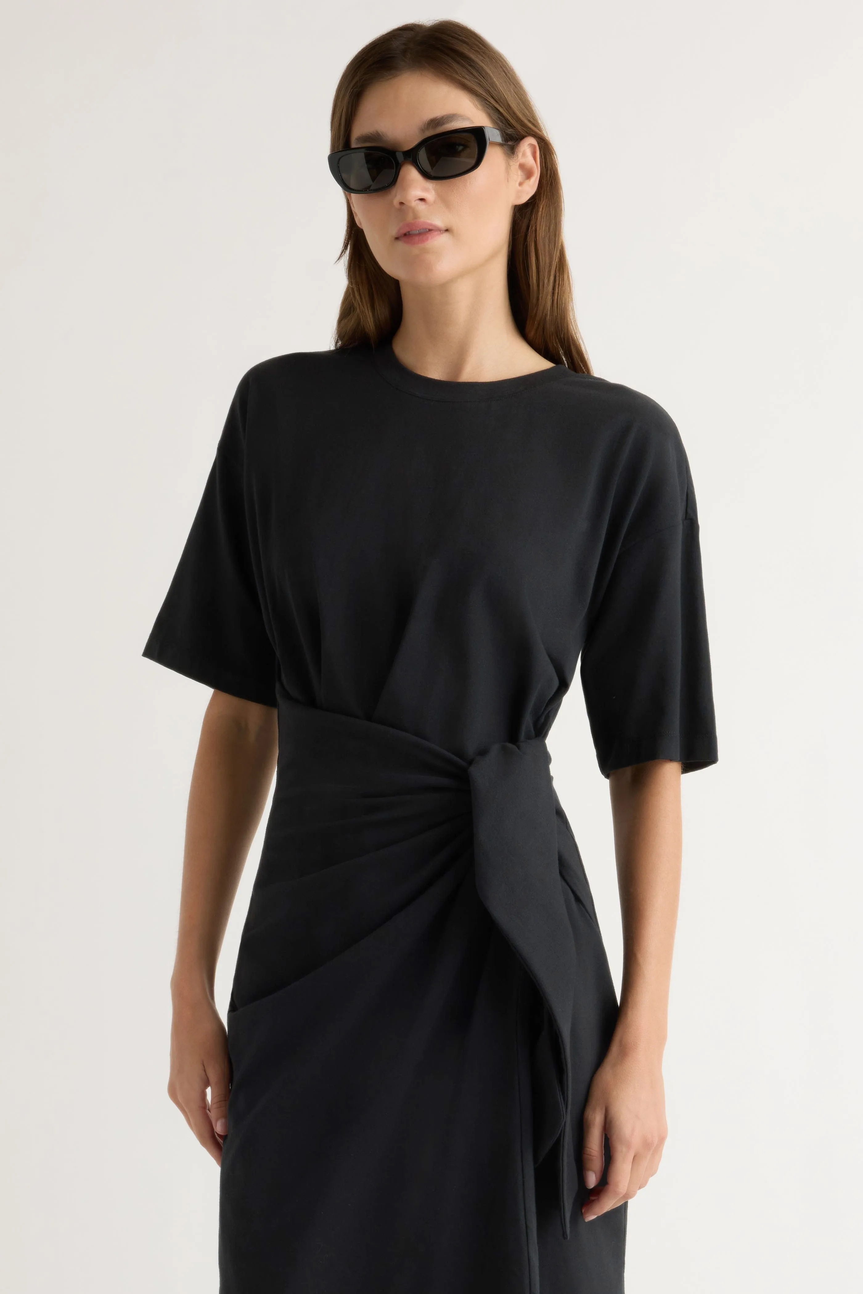 Noa Organic Cotton T-Shirt Wrap Dress Flattering Shape