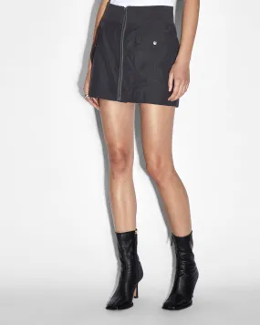 ELEMENTAL SKIRT CHARCOAL Simple Layer Roll Up Fasten