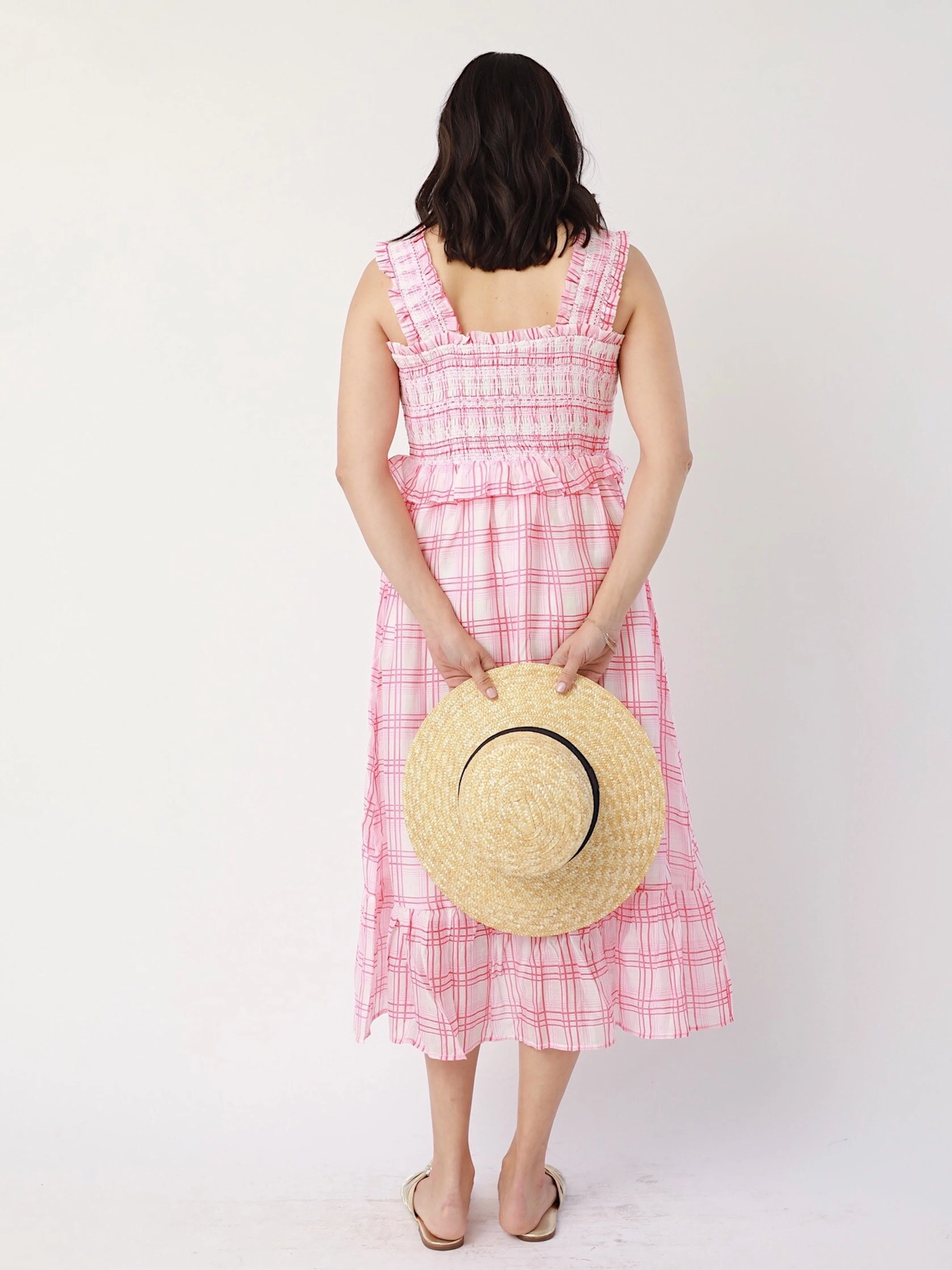 Refined Finish Briar Plaid Midi