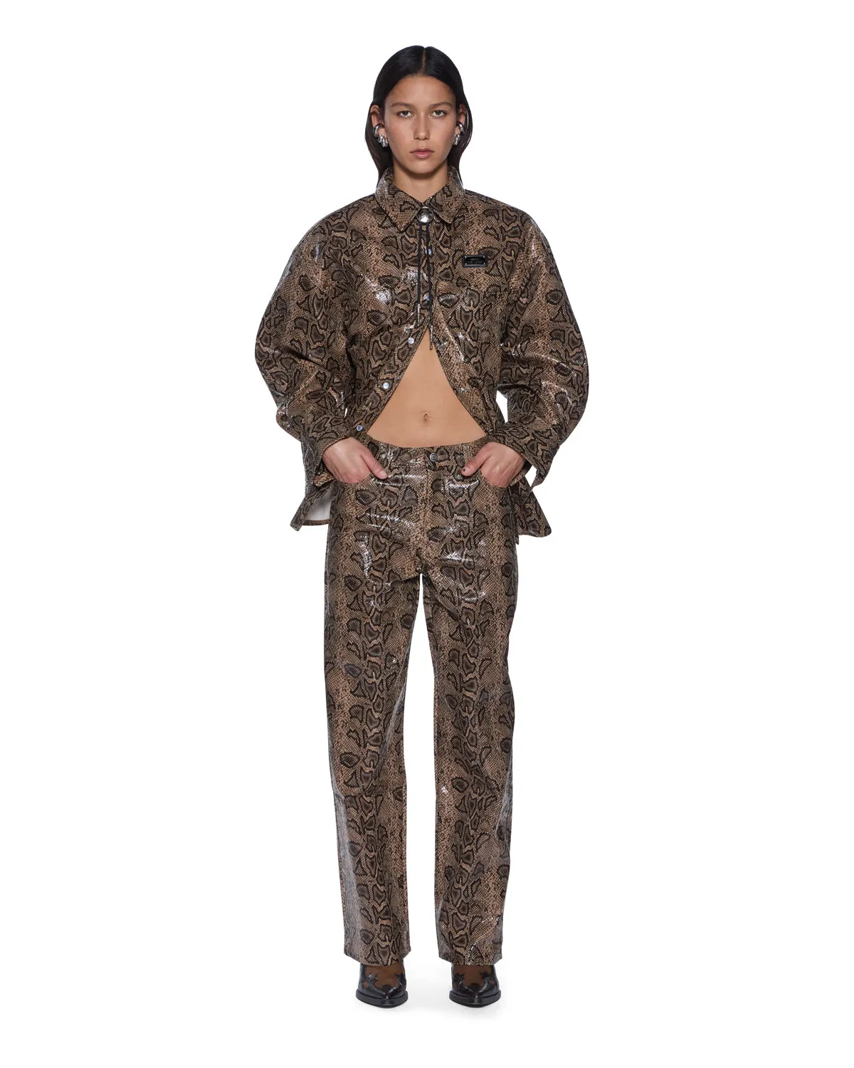 EMPIRE PANT SNAKEBITE Relaxed Style City Walk Trend Setter