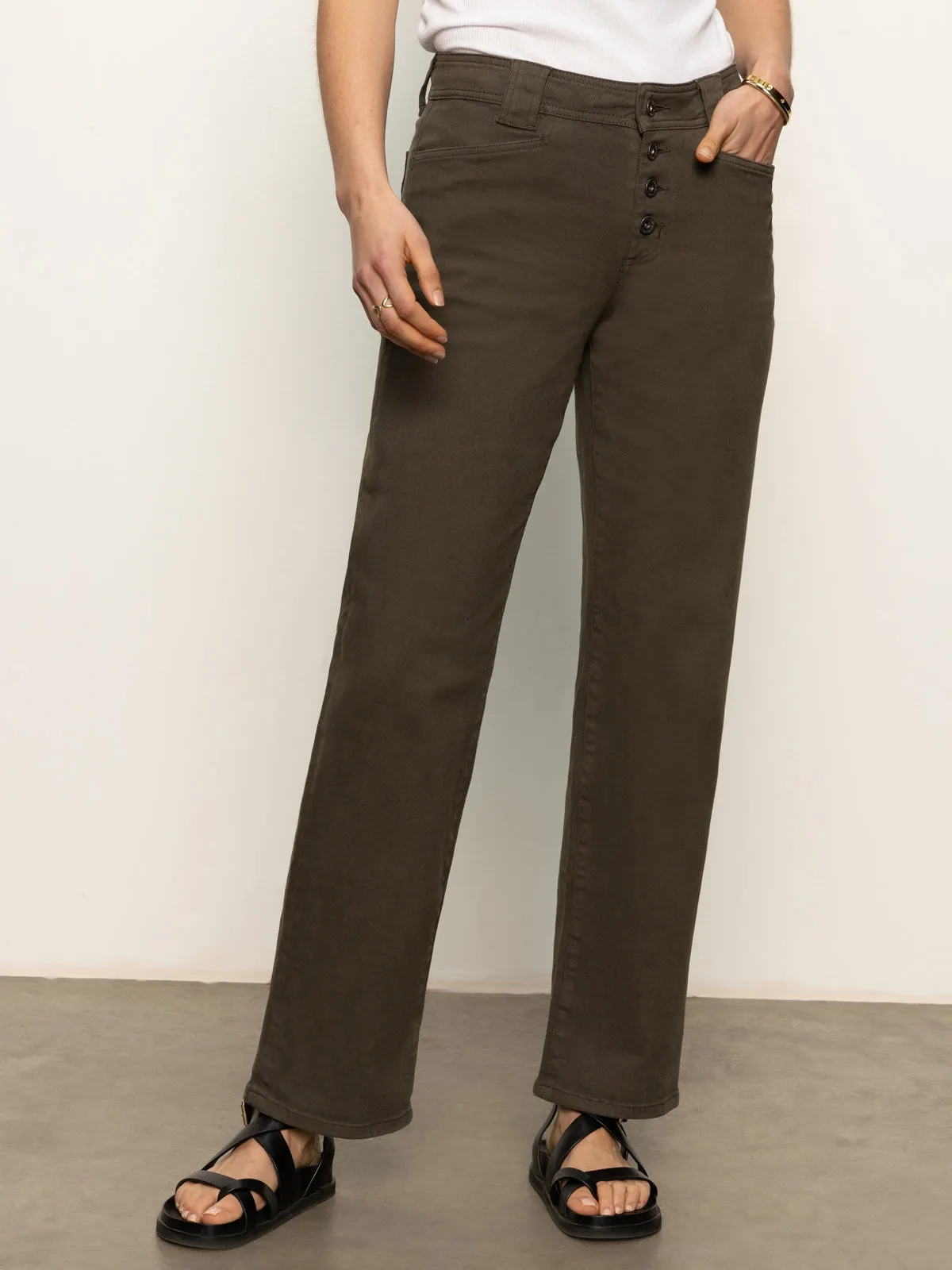 Adventure Luna Cuffed Standard Rise Jeans Kalamata