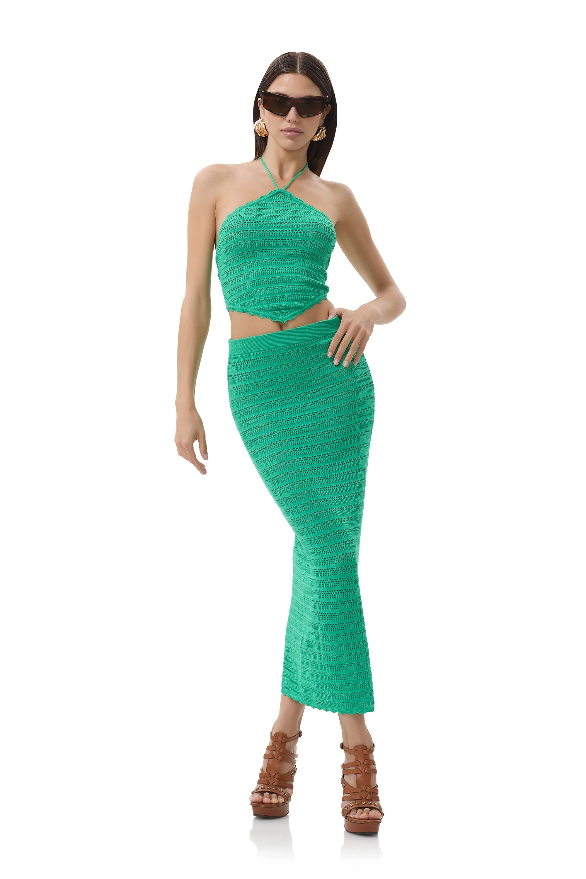 Estelle Top - Summer Grass Bamboo Derived Material