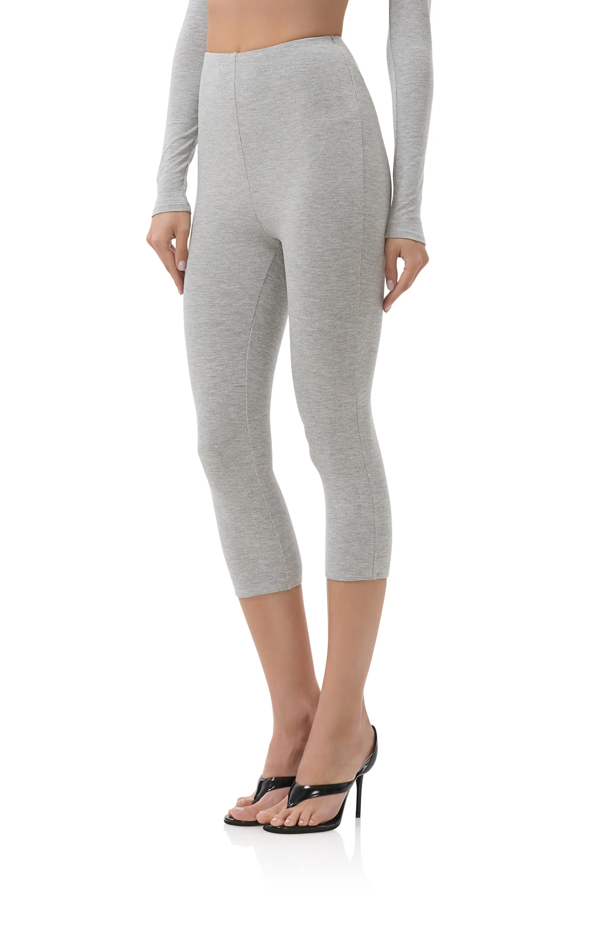 Formal Look Ettie Capri Legging - Heather Grey