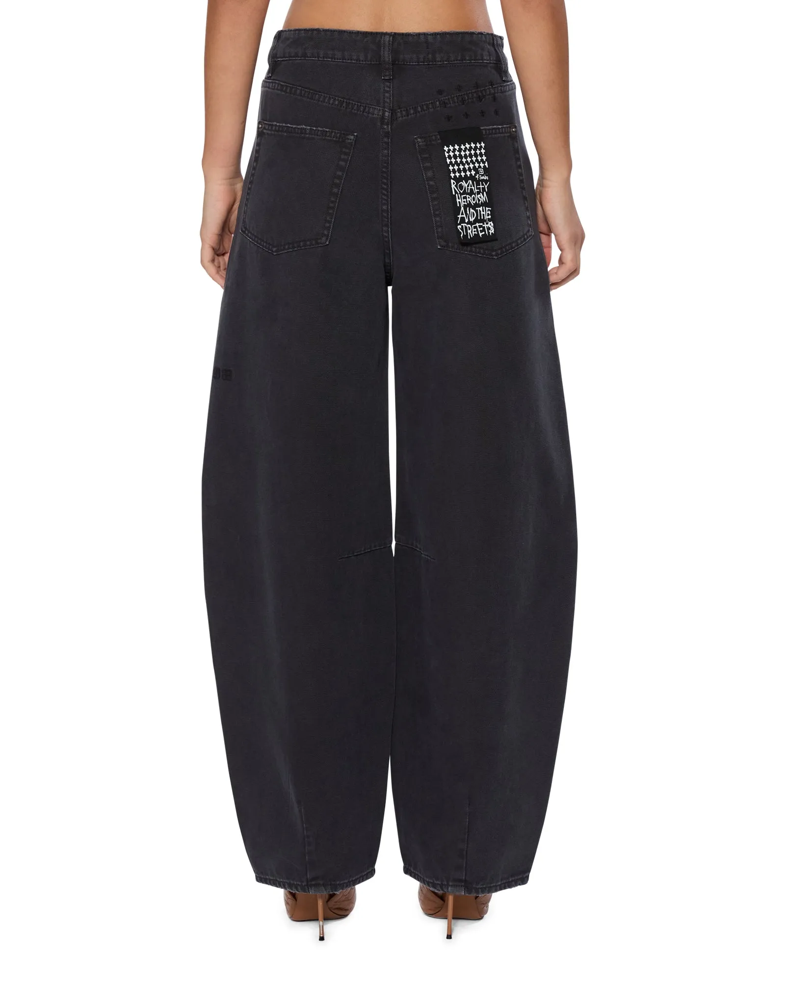 Common Wear BARREL JEAN CARPENTER BLACK