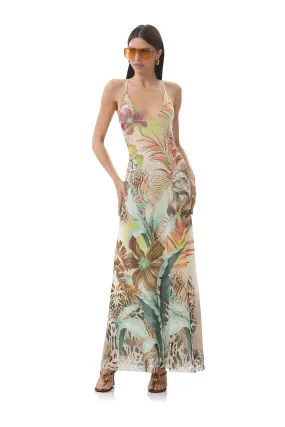 Romy Dress - Placed Desert Tropic petite size Oversized-Fit