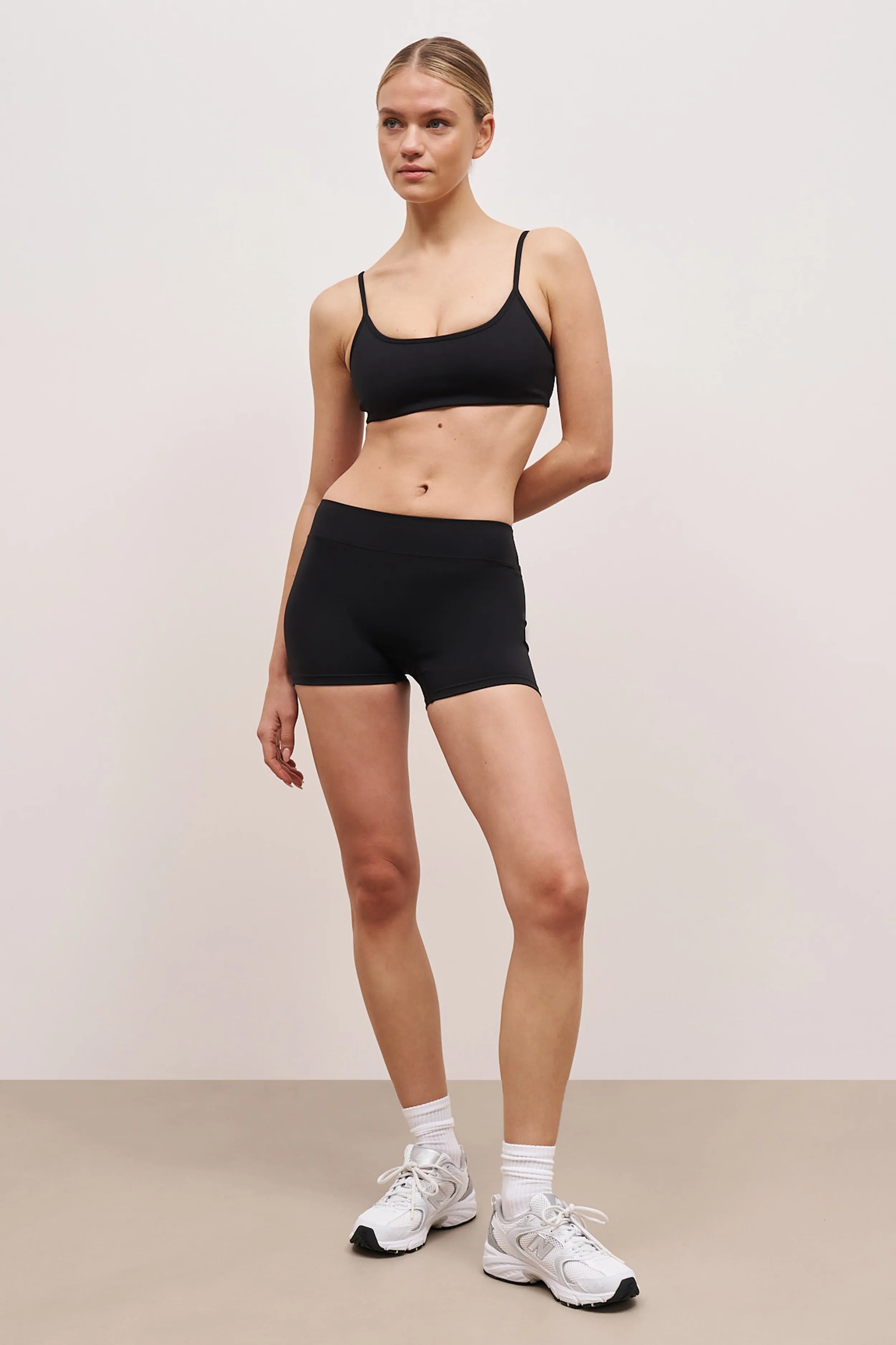 product fair trade Base Sculpting Mini Shorts - Black