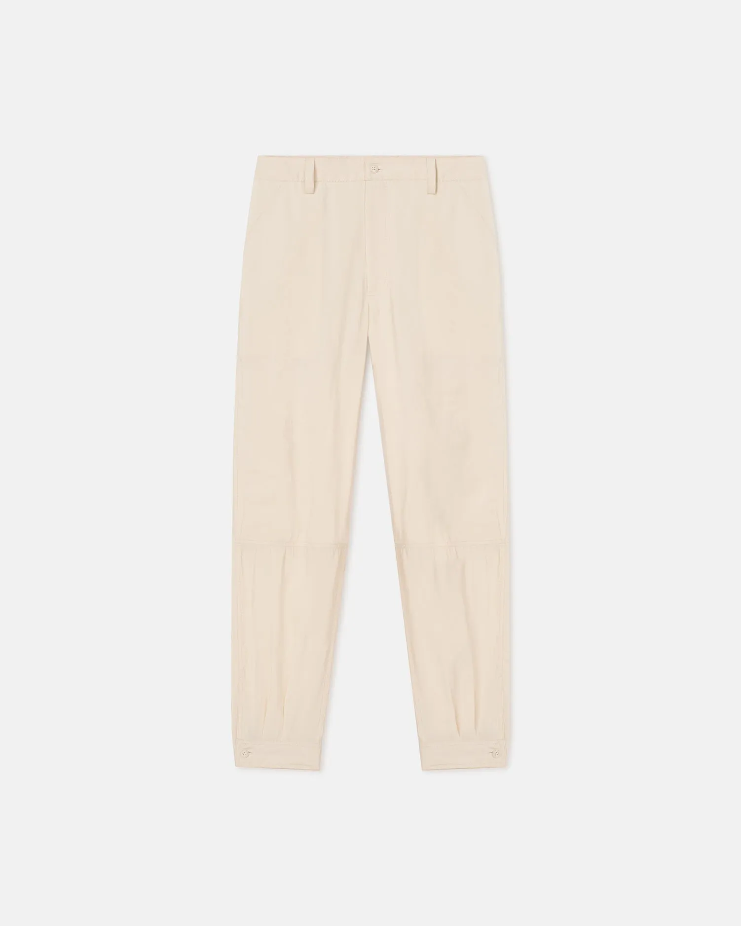 Daron - Glass Poplin Pants - Oat Lightweight Flex Hidden Zip Pockets